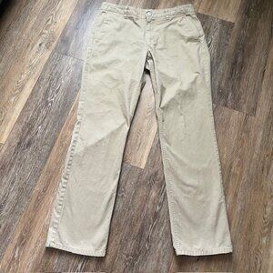 Bonobos Chino Pants Men’s 34 Straight Fit Khaki Dress Casual Cotton